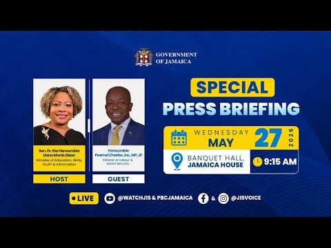 Mek Wi Talk: Jamaica House Press Conference